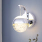 Frendorf | Seedy Crystal Ball Wandlamp Hedendaagse LED Slaapkamer Wandarmatuur in Goud/Chroom