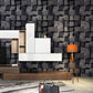 Frendorf | 3D Print Cube Non-Plak Wallpaper, 20,5-inch x 33-foot