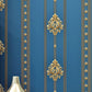 Frendorf | Nordic Nostalgic Damast Tapete Vlies 31' x 20,5" Ungeklebt
