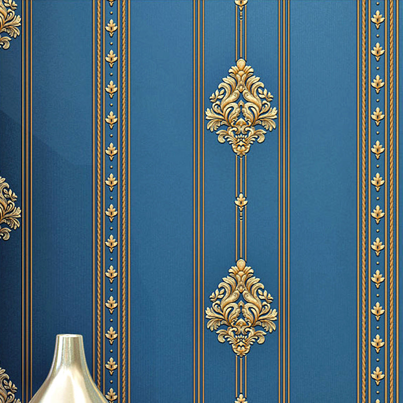Frendorf | Nordic Nostalgic Damast Tapete Vlies 31' x 20,5" Ungeklebt