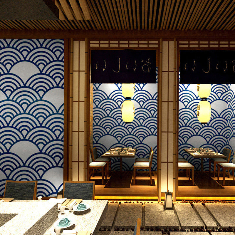 Frendorf | Japanisches Restaurant Tapete Ukiyoe Malerei Welle, 31-Fuß x 20,5-Zoll, Nicht-beklebt