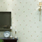 Country Wanddekoration Frisch und Rein Kleines Blumenmuster Ungekleisterte Tapete, 31'L x 20.5"W