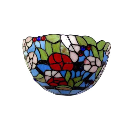 Frendorf | Tiffany Bloemen Wandlamp Licht Geveiligt Glas Binnen Wandmontage Licht voor Woonkamer