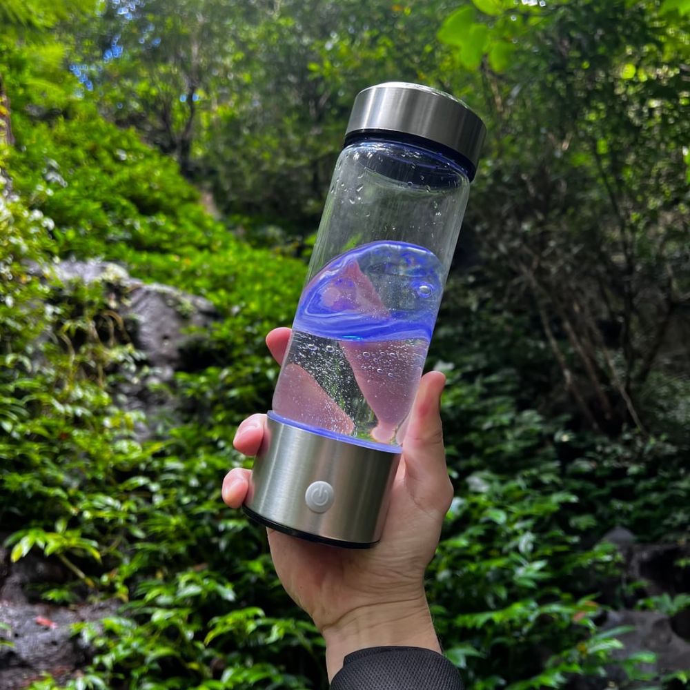 Wasserstoff-Wasserflasche