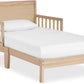 Frendorf | 648-WHT Brookside Kleinkindbett, 53L X 29B X 28H, Blush Pink/Weiß