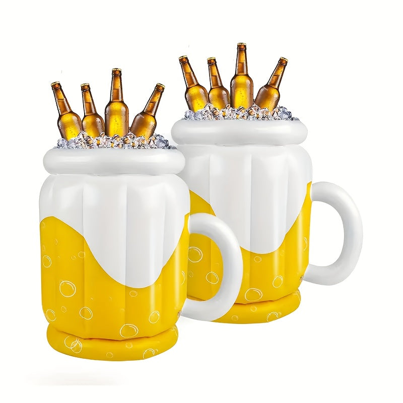 Frendorf | Aufblasbarer tragbarer Eiskübel für Outdoor-Spaß