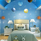 Frendorf | Moderne Flock Star Non-Pasted Tapete für das Kinderzimmer, 20.5"W x 33'L
