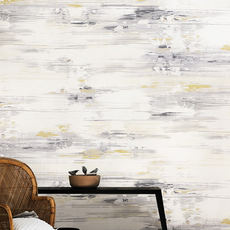 Frendorf | Pastel gekleurde aquarel non-paste behang voor de eetkamer, 33'L x 20.5"W