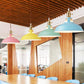 Frendorf | UrbanGlow Industrielle Pendelleuchte | Farbige Barn Shade Hängeleuchte | 1-flammig für Küche & Esszimmer