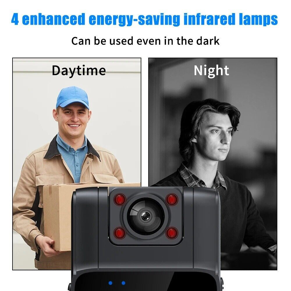 Frendorf | 1080P Mini Polizeikamera mit HD-Video und IR-Nachtsicht 20 Stunden