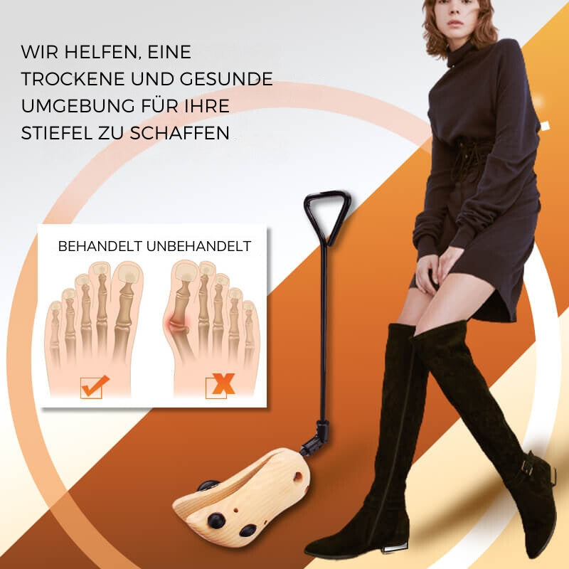 Frendorf | TimberStride – Hölzerne Werkzeuge für breite Schuhe