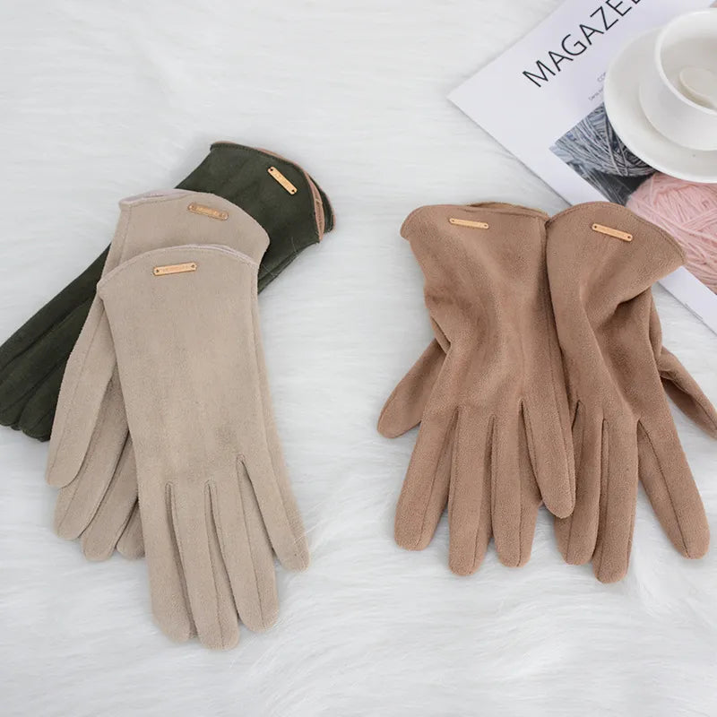 Frendorf | Klassische Wildleder Damen Handschuhe - SuaveTouch