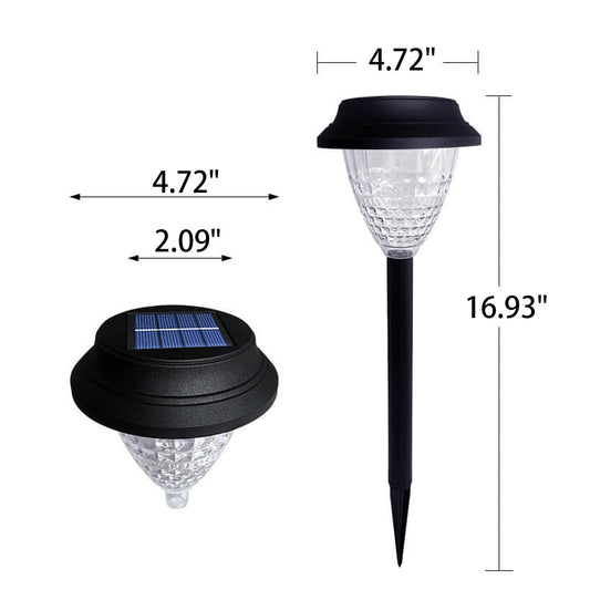Solar wasserdicht kreisförmig divergente Licht Schatten Design LED Außen Garten Dekorationslicht