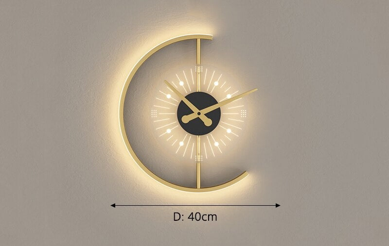 Frendorf | Modernes leuchtendes LED-Wanduhr