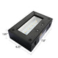 Frendorf | SolarBrite Duo LED Außenwandleuchte | Doppelkopf-Solarleuchte | Wasserdicht & Modern