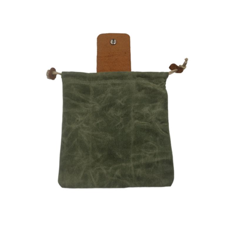 Frendorf | Dimoohome™ Leder- und Canvas-Buschcraft-Tasche