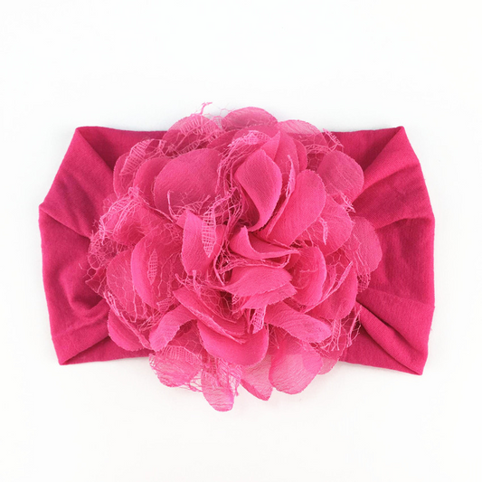 Frendorf | Baby Haarband mit Blume – Weiches Stirnband für Neugeborene & Kleinkinder