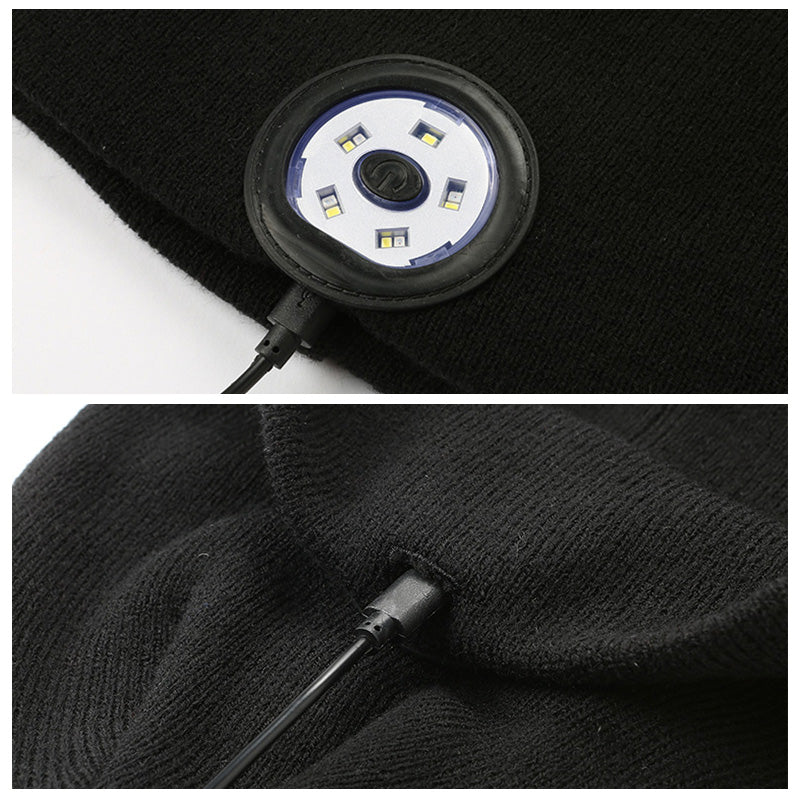 Frendorf | Bluetooth-Mütze mit LED-Frontlicht