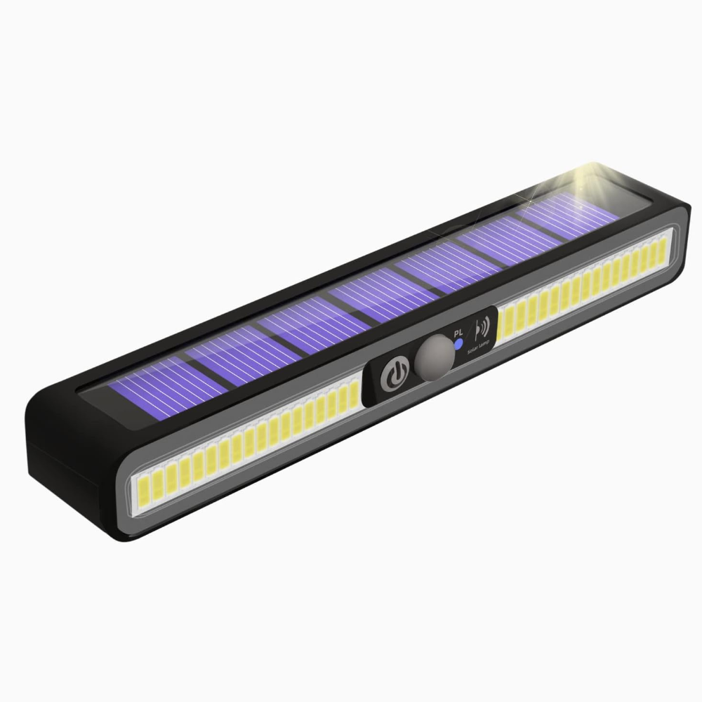 Royelux Solarbetriebene Außen Gartenlampe - Wasserdichtes LED mit Bewegungsmelder