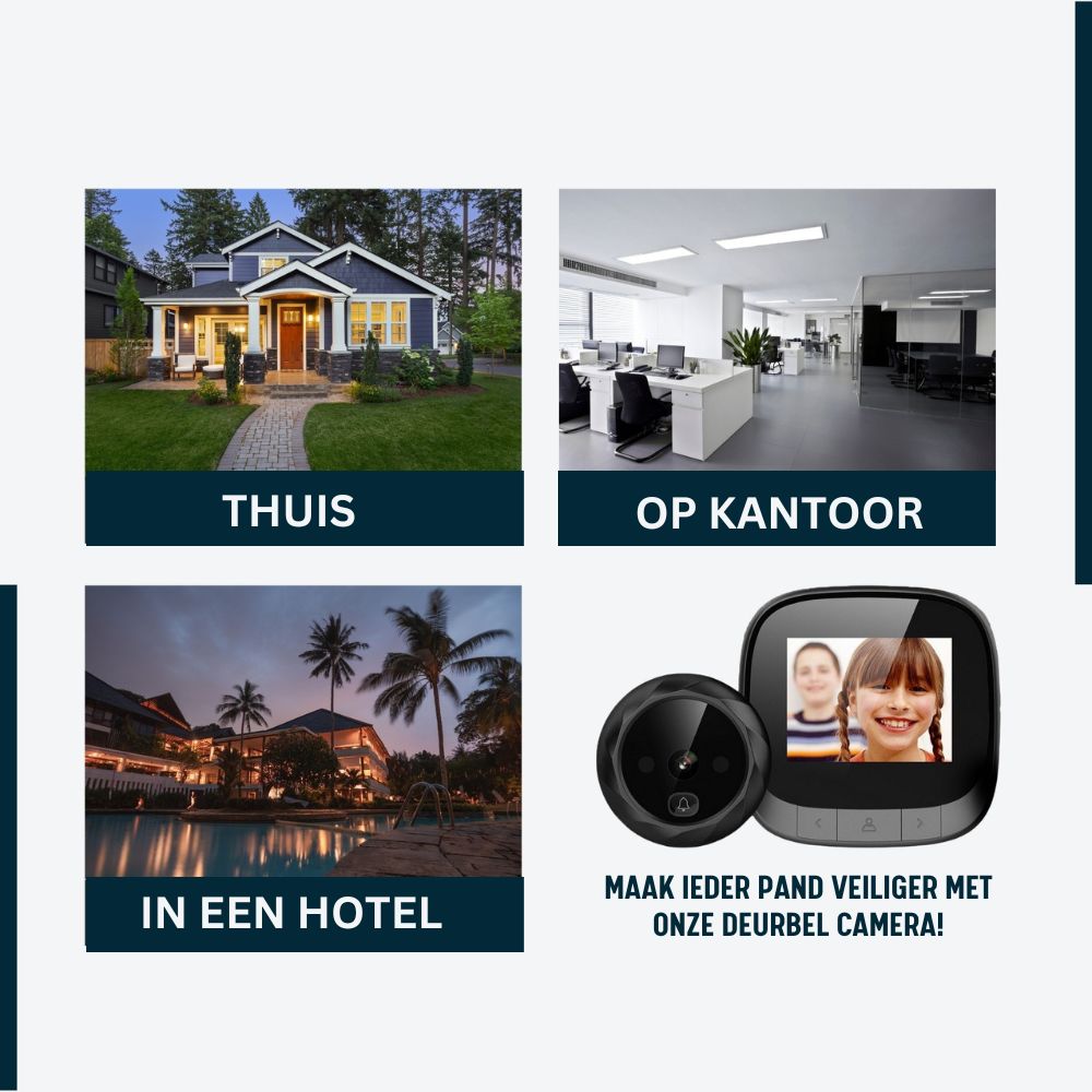 DoorCam - Envigante Türspion Video-Türklingel Sicherheitskamera