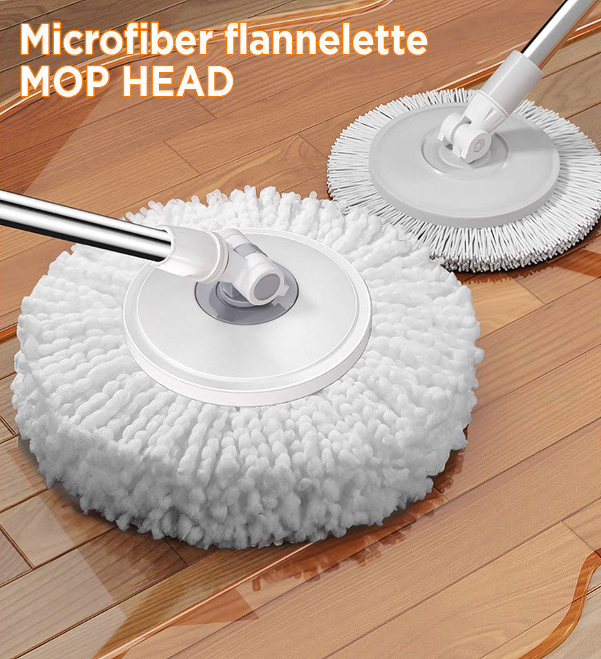 Frendorf | 360° Drehbarer Wischmopp- und Eimer-Set mit Auswringsystem F63