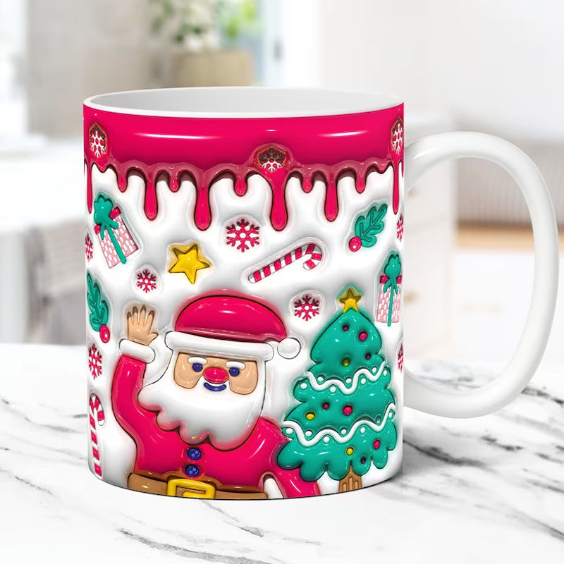 Frendorf | 3D Weihnachten Aufgeblasene Tasse Wrap