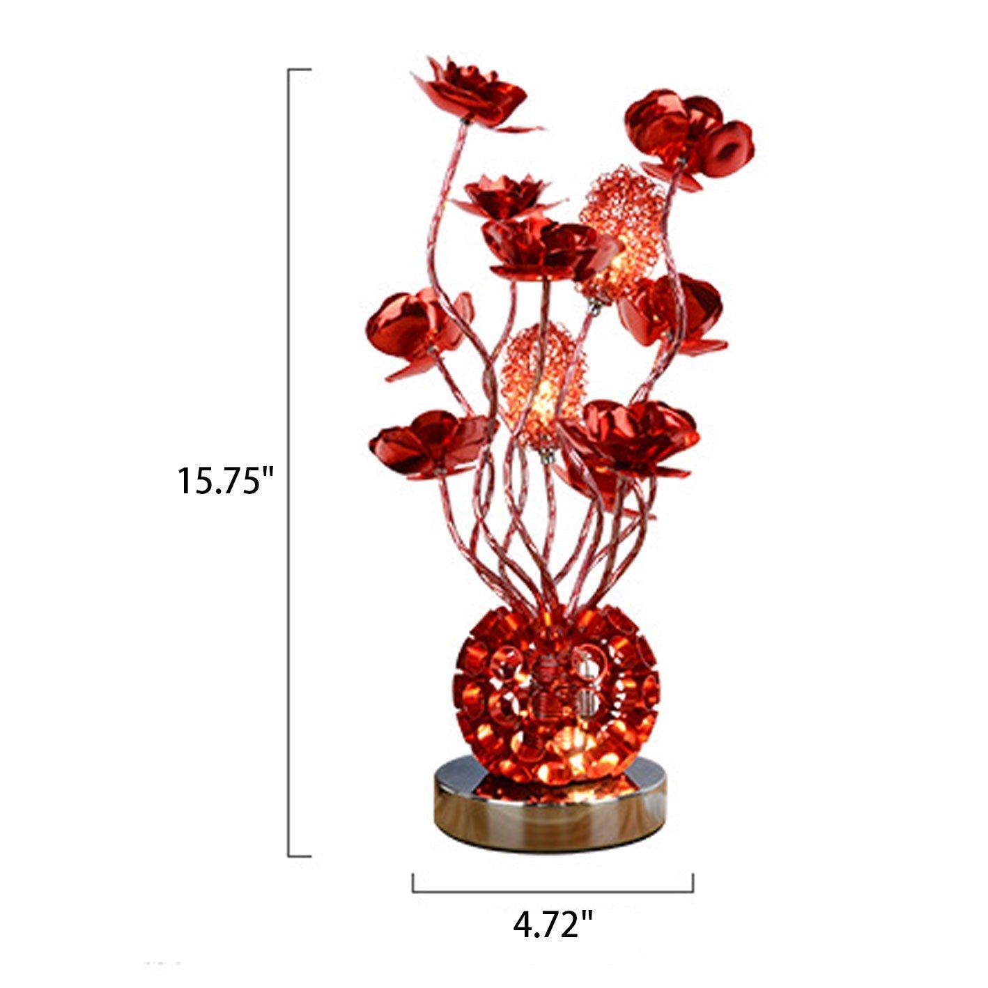 Frendorf | RoséLumina Aluminium LED Tischlampe | Elegantes Design | Stimmungslicht | Leselampe | Deko für Zuhause