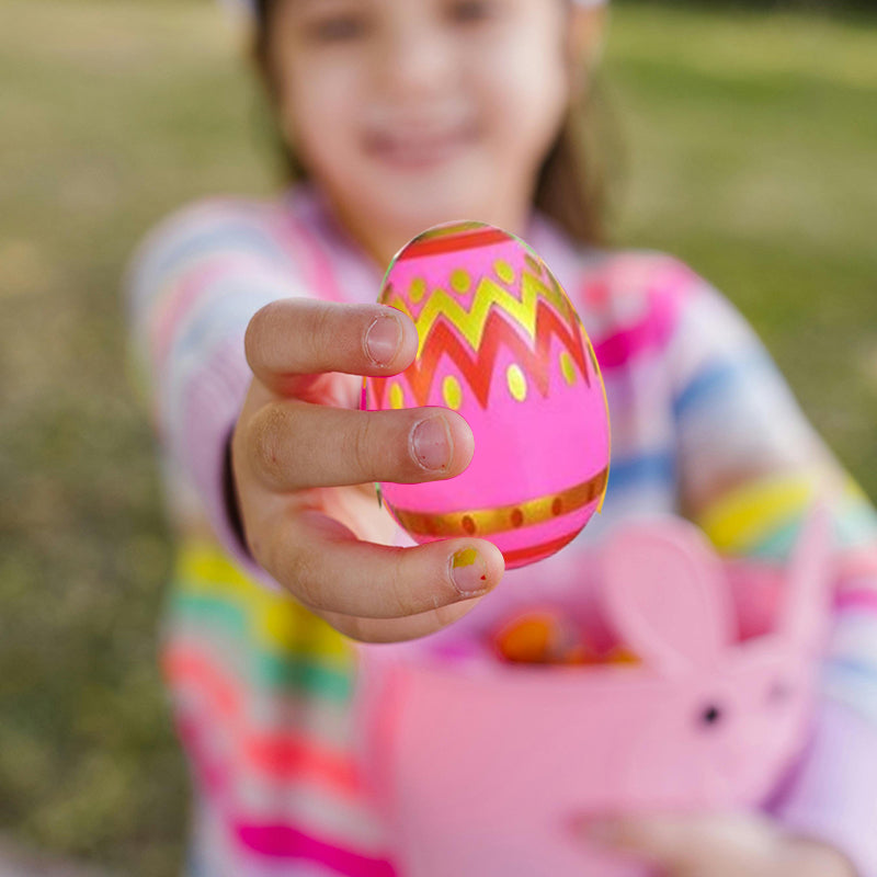 Frendorf | 24er-Pack vorgefüllte Ostereier mit Quetschspielzeug