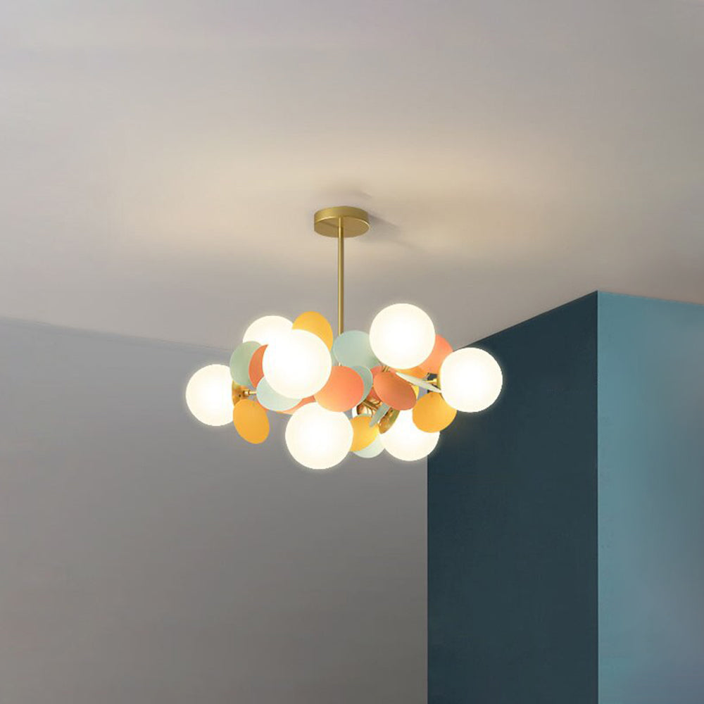 Frendorf | Blumenzweig Kronleuchter Wohnzimmer