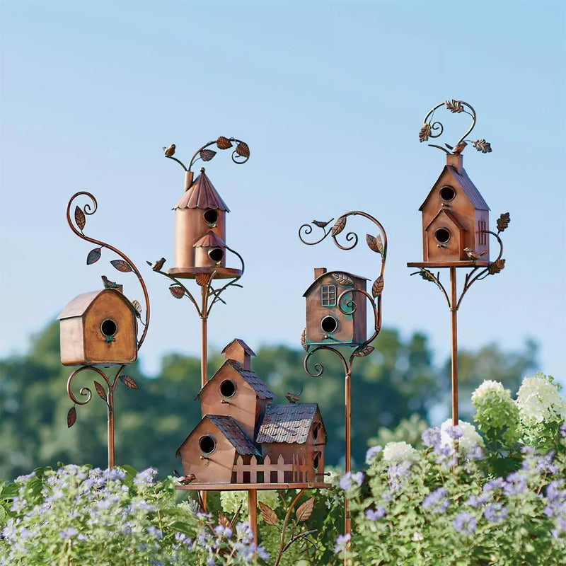 Vogelhaus Gartenpfähle