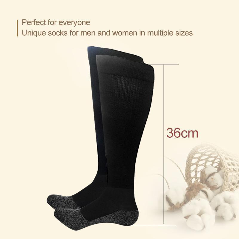 Frendorf | 35˚ Below Ultimative Komfort Strümpfe, 2 Paare in Schwarz