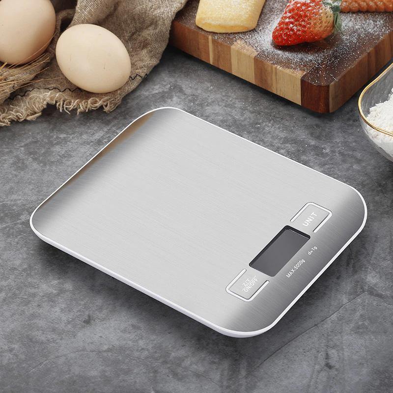 Frendorf | WeighMate Digitale Küchenwaage mit LED Display | Tragbar | Präzise Messungen | Für Backen, Kochen und Diäten