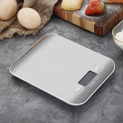 Frendorf | WeighMate Digitale Küchenwaage mit LED Display | Tragbar | Präzise Messungen | Für Backen, Kochen und Diäten