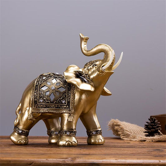 Frendorf | Goldener Elefant Statue
