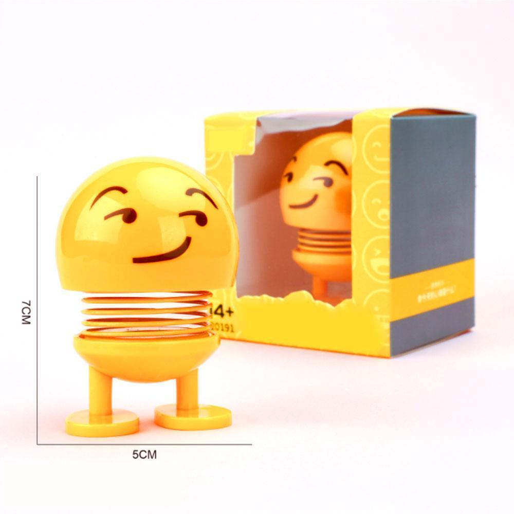 Frendorf | Auto Wackelkopf Emoji Puppe Spielzeug