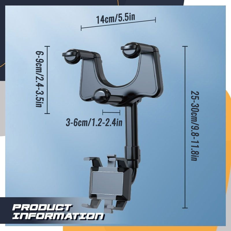 Frendorf | Drehbarer und einziehbarer Auto Handyhalter