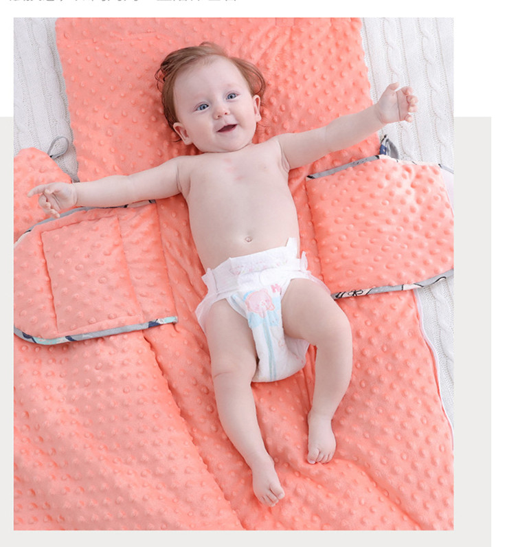 Frendorf | Baby Schlafsack mit Kapuze – Minky Decke für Neugeborene