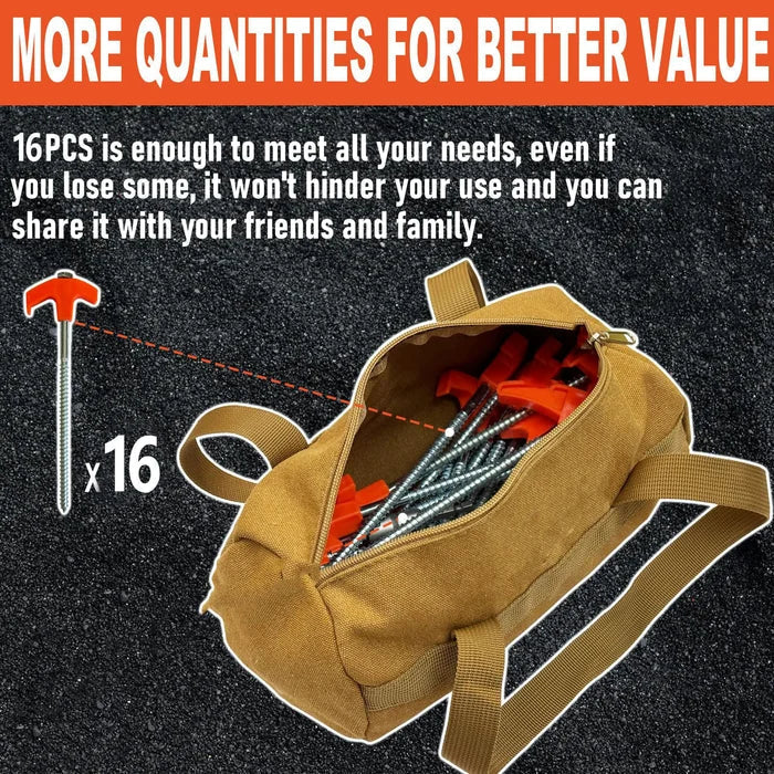 Frendorf | 8" Schraubzelte - Bodenanker Schraubbar