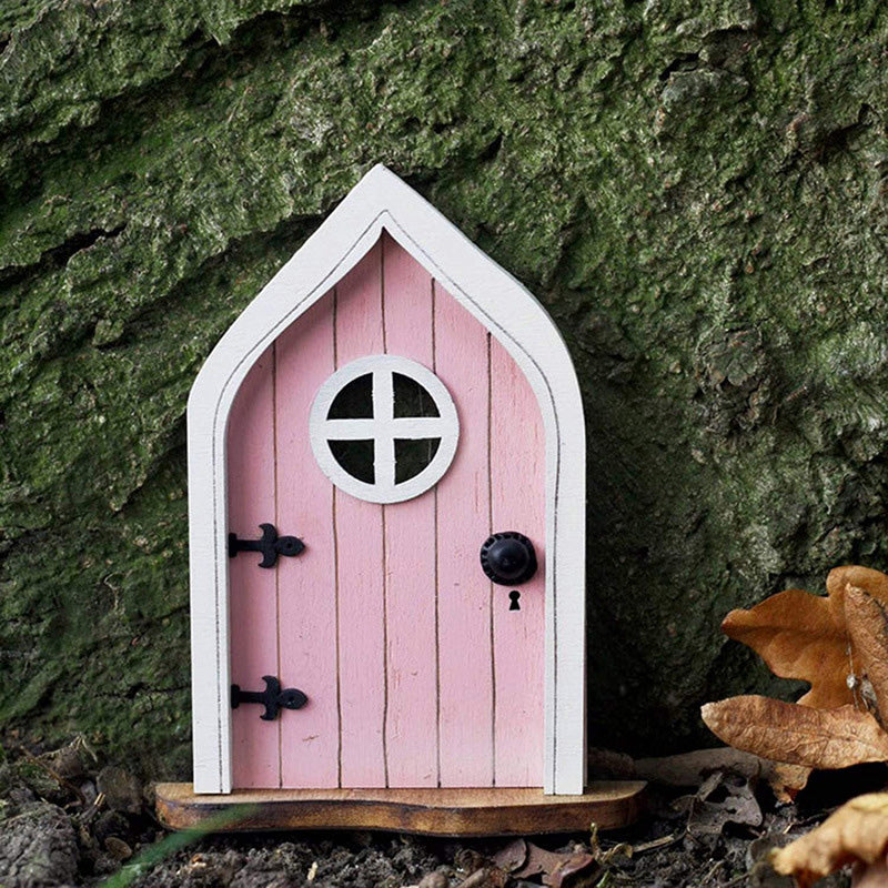 Frendorf | FairyHaven Mini-Elfentür | Märchenhafte Dekoration | Fantasievolle Szenen für Zuhause
