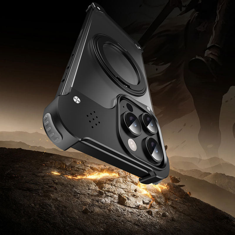 Frendorf | Alloy 360° Rotating Case – Magnetisches Laden & Aromatherapie bereit