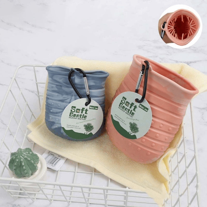 Frendorf | 2-in-1 tragbarer Hundepfoten-Reinigungsbecher