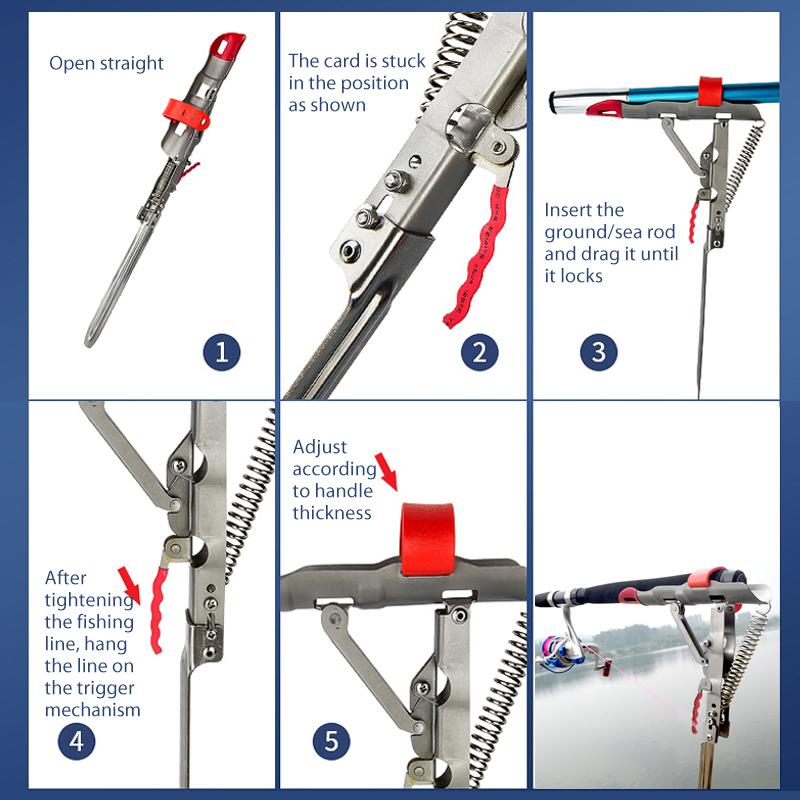 Frendorf | Automatischer Frühjahrs-Angelschnurhalter