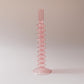 Frendorf | Rosivina Pink Glas Kerzenhalter & Vasen Set | Elegantes Design | Vielseitige Tischdekoration