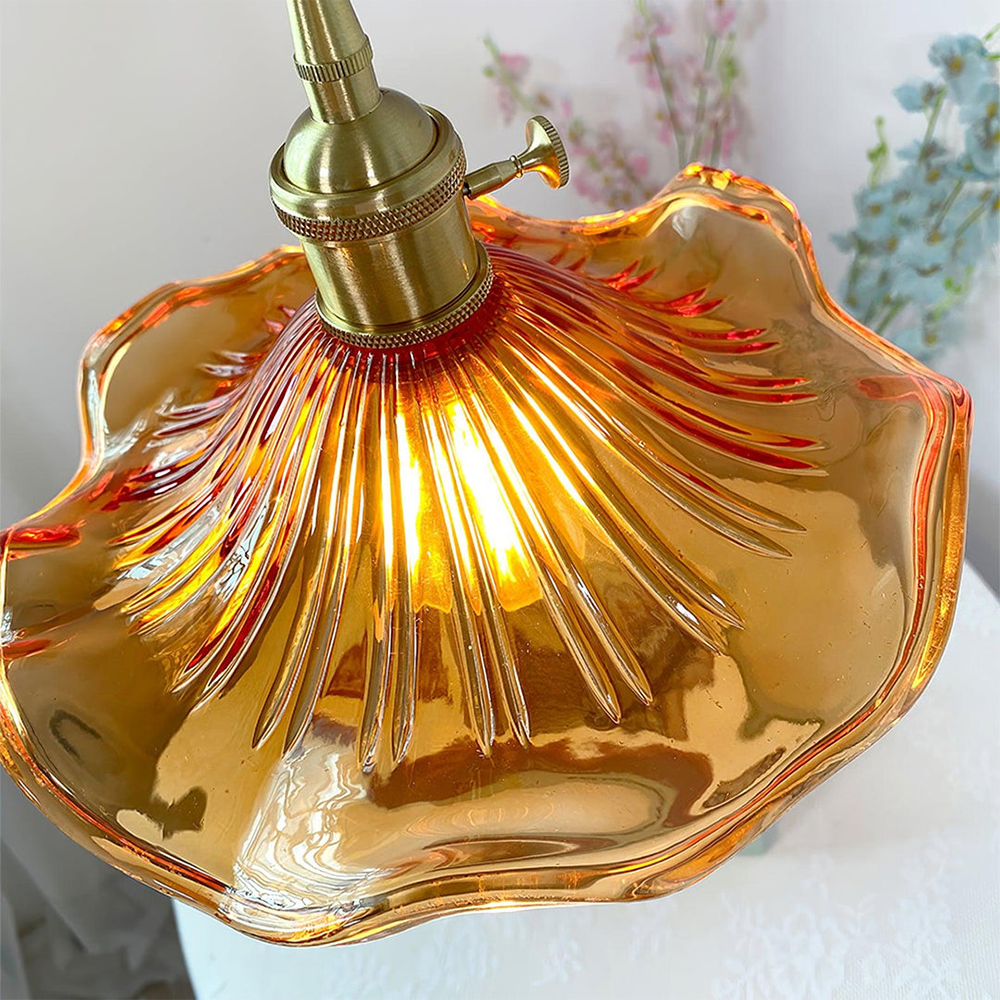 Frendorf | BloomGlow Hibiskus Design Tischlampe | Stilvolle Blumenlampe | Deko-Licht für Zuhause