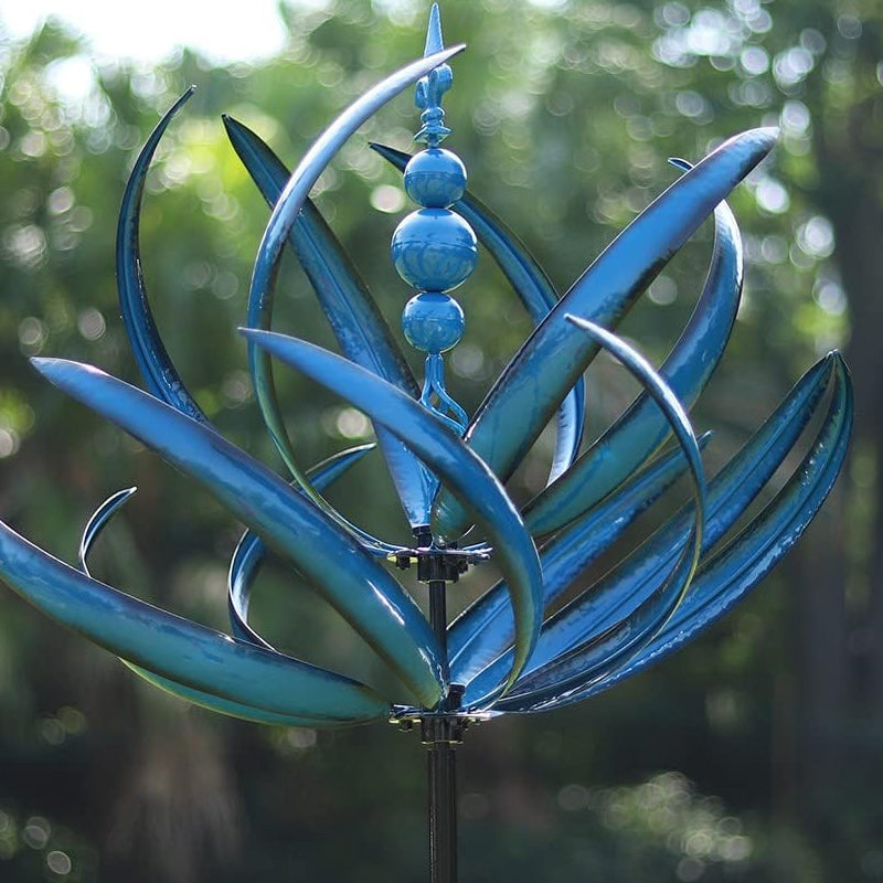 Frendorf | Blauer Windspinner aus Metall