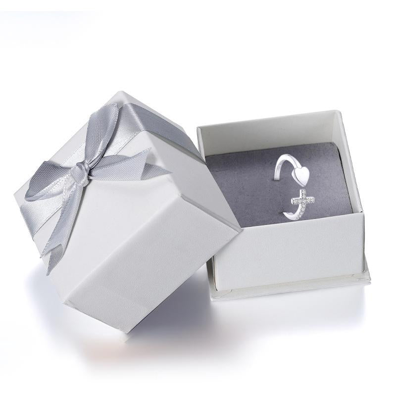 Frendorf | Love S925 Sterling Silber Kreuz Ring