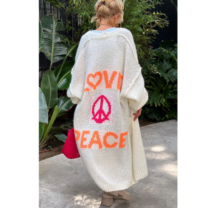 Frendorf | Stylische peace strickjacke