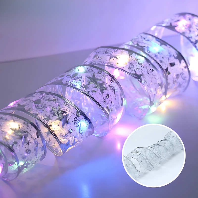 SparkleFest | Weihnachtsband mit LED-Lichterkette