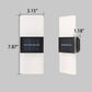 Frendorf | LumaZen Solar LED-Wandlampe | Wetterfest | Solarbetriebene Außenbeleuchtung | Garten- & Terrassen-Deko