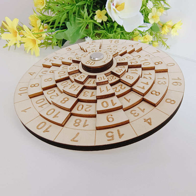 Frendorf | Safecracker 50 Holzpuzzle - Schwieriges mathematisches Brain-Teaser für Erwachsene